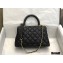 Chanel Coco Handle Small Flap Bag Black with Top Handle A92990 Top Quality 7147