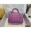 Chanel Coco Handle Small Flap Bag Mauve with Top Handle A92990 Top Quality 7147