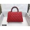 Chanel Coco Handle Small Flap Bag Red/Burgundy with Lizard Top Handle A92990 Top Quality 7147