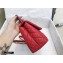 Chanel Coco Handle Small Flap Bag Red/Burgundy with Lizard Top Handle A92990 Top Quality 7147