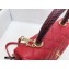 Chanel Coco Handle Small Flap Bag Red/Burgundy with Lizard Top Handle A92990 Top Quality 7147