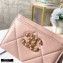 Chanel 19 Card Holder AP1167 Light Pink 2020