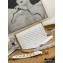 Chanel Medium Boy Flap Bag White with Removable Logo Handle