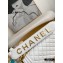 Chanel Medium Boy Flap Bag White with Removable Logo Handle