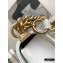 Chanel Medium Boy Flap Bag White with Removable Logo Handle