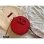 Valentino Round VSLING Leather Bag Red 2020