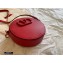 Valentino Round VSLING Leather Bag Red 2020