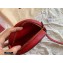 Valentino Round VSLING Leather Bag Red 2020