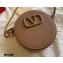 Valentino Round VSLING Leather Bag Nude 2020