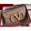 Valentino Supervee Calfskin Crossbody Large Bag Camel/Gold 2020