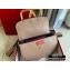 Valentino Supervee Calfskin Crossbody Large Bag Camel/Gold 2020