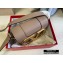 Valentino Supervee Calfskin Crossbody Small Bag Camel/Gold 2020