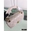 Chanel Lambskin Flap Bag with Handle AS2044 Off White 2020