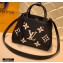Louis Vuitton Grained Leather Montaigne BB Bag M45489 Black 2020