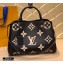 Louis Vuitton Grained Leather Montaigne MM Bag M45499 Black 2020