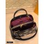 Louis Vuitton Grained Leather Montaigne MM Bag M45499 Black 2020