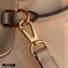 Louis Vuitton Grained Leather Montaigne BB Bag M45489 Tourterelle Gray 2020