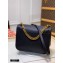 Louis Vuitton Grained Calf Leather Lockme Chain PM Bag M57073 Black 2020