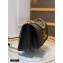 Louis Vuitton Grained Calf Leather Lockme Chain PM Bag M57073 Black 2020