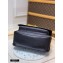 Louis Vuitton Grained Calf Leather Lockme Chain PM Bag M57073 Black 2020