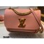 Louis Vuitton Grained Calf Leather Lockme Chain PM Bag M57071 Rose des Sables Pink 2020