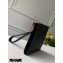 Louis Vuitton Monogram Empreinte Pochette Mélanie MM Pouch Clutch Bag M68705 Black 2020