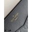 Louis Vuitton Monogram Empreinte Pochette Mélanie MM Pouch Clutch Bag M68705 Black 2020