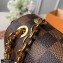 Louis Vuitton Damier Ebene Canvas Vavin PM Bag N40109 Bordeaux Red