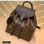 Louis Vuitton Monogram Canvas Montsouris PM Backpack Bag M45515 Black 2020