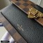 Louis Vuitton Damier Ebene Canvas Vavin Chain Wallet N60221 Black