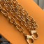 Louis Vuitton Damier Ebene Canvas Vavin Chain Wallet N60221 Black
