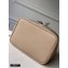 Louis Vuitton Grained Leather NéoNoé MM Bucket Bag M45555 Tourterelle Gray 2020