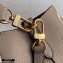 Louis Vuitton Grained Leather NéoNoé MM Bucket Bag M45555 Tourterelle Gray 2020