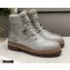 Jimmy Choo JC X TIMBERLAND/F Boots with Crystal Hotfix Silver 2020