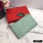 Valentino VSLING Calfskin Cardholder Light Green with Zipper 2020