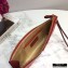 Valentino VSLING Calfskin Pouch Clutch Bag Red with Wristlet 2020