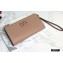 Valentino VSLING Calfskin Pouch Clutch Bag Nude with Wristlet 2020