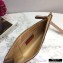 Valentino VSLING Calfskin Pouch Clutch Bag Nude with Wristlet 2020