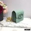Valentino Compact VSLING Calfskin Wallet Light Green with Chain Strap 2020