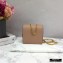 Valentino Compact VSLING Calfskin Wallet Nude with Chain Strap 2020