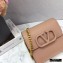 Valentino Compact VSLING Calfskin Wallet Nude with Chain Strap 2020