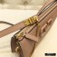 Valentino VSLING Grainy Calfskin Pouch Bag Nude with Adjustable Strap 2020