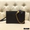 Valentino VSLING Grainy Calfskin Pouch Bag Black with Adjustable Strap 2020