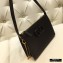 Valentino VSLING Grainy Calfskin Pouch Bag Black with Adjustable Strap 2020