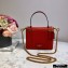 Valentino VSLING Calfskin Vanity Case Bag Red 2020