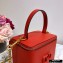 Valentino VSLING Calfskin Vanity Case Bag Red 2020