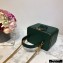 Valentino VSLING Calfskin Vanity Case Bag Green 2020
