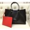 Valentino Vlogo Signature Large Shopping Tote Bag 9099 Black 2020