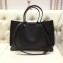 Valentino Vlogo Signature Large Shopping Tote Bag 9099 Black 2020