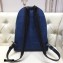 Valentino Vlogo Backpack Bag Denim Blue 2020